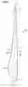 Fig. 02 - Rotor blade with noise reduction means