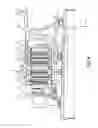 Fig. 10 - Damped heatsink disk brake assembly