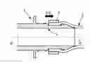 Fig. 01 - Fluid connector with pre-positioned crimping collar
