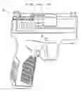 Fig. 01 - Concealed carry clip for handguns