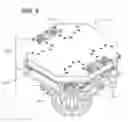 Fig. 07 - Large displacement, tuned marine vessel deck simulating fixture for shock isolated equipment