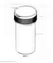 Fig. 02 - Magnifying bottle assembly with improved sealing capability