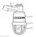 Fig. 01 - Lockdown apparatus for initiation of lockdown procedures at a facility during an emergency having a display for still or video images