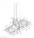 Fig. 01 - Power receptacle having separable plug retaining frame