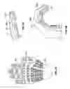 Fig. 04 - Ergonomic, anatomically-shaped, textured palmar surfaced glove with a comb-like, raised nodule palm-pattern for grooming and bathing domesticated animals