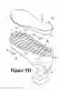 Fig. 13 - Upper for an article of footwear with at least one strand for lasting