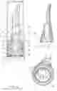 Fig. 10 - Valve mechanism with applicator tip for cosmetic containers