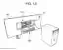Fig. 10 - Wire-reeling type desk