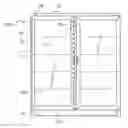 Fig. 01 - Light-emitting glazing assembly, door and piece of refrigerating equipment comprising this assembly and manufacture thereof