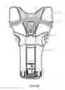 Fig. 30 - Transtibial prosthetic socket with textile jacket