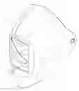 Fig. 01 - Protective helmet having a cover plate knock out assembly