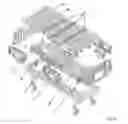 Fig. 04 - STRUCTURAL ARRANGEMENT FOR A HOSPITAL BED PROVIDED WITH A PHYSIOLOGICAL DECUBITUS SYSTEM