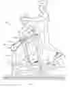 Fig. 01 - Elliptical exercise device with moving control tracks
