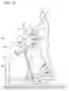 Fig. 11 - Elliptical exercise device with moving control tracks