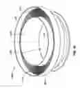 Fig. 10 - Filter sealing assembly and filtration vessel