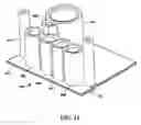 Fig. 16 - Fluid retention plates and analysis cartridges
