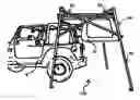 Fig. 01 - Versatile roof mounted cargo and recreation system