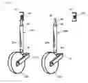 Fig. 14 - Carrier with foldable wheels