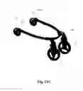Fig. 21 - Compact folding baby stroller