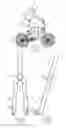 Fig. 11 - Steering apparatus with forward extended fork legs