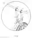 Fig. 15 - Steering apparatus with forward extended fork legs