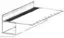 Fig. 01 - Edge flashing for roofs with functional surface materials