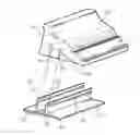 Fig. 01 - Assembly for coping and mounting trim molding