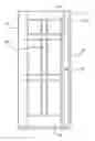 Fig. 01 - System for reducing warping in solid wood doors