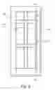 Fig. 07 - System for reducing warping in solid wood doors