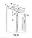 Fig. 10 - Turbine blade with airfoil tip vortex control