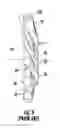 Fig. 05 - TRANSITION DUCT SYSTEM WITH A ROBUST CONVERGING FLOW JOINT AT AN INTERSECTION BETWEEN ADJACENT TRANSITIONS EXTENDING BETWEEN A COMBUSTOR AND A TURBINE ASSEMBLY IN A GAS TURBINE ENGINE