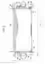 Fig. 03 - Charge air cooler shroud mounting system with one fixed and three floating attachment points