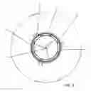 Fig. 10 - Hydroelectric generator system including helical longitudinal blades forming an open bore and aligned with a current direction