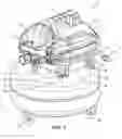 Fig. 02 - Cord management system for a portable air compressor