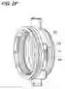 Fig. 07 - Valve coupling having centering support projections
