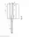Fig. 10 - Oven rack assemblies with release mechanisms and catches