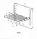 Fig. 19 - Oven rack assemblies with release mechanisms and catches