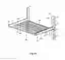Fig. 20 - Oven rack assemblies with release mechanisms and catches
