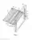 Fig. 21 - Oven rack assemblies with release mechanisms and catches