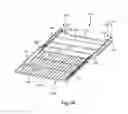 Fig. 23 - Oven rack assemblies with release mechanisms and catches