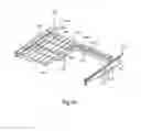 Fig. 28 - Oven rack assemblies with release mechanisms and catches