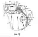 Fig. 14 - Firearm handgrip assembly with laser gunsight system