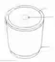 Fig. 01 - Sample Cup Inner Member with Integral Venting Cap