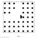 Fig. 02 - Right-angle waveguide based on circular-cylinder-type square-lattice photonic crystal and single compensation scattering cylinder with high refractive index