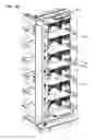 Fig. 29 - Slidable telecommunications tray with cable slack management
