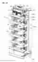 Fig. 32 - Slidable telecommunications tray with cable slack management