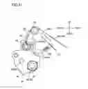 Fig. 12 - Developing cartridge including developing roller and gear