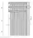 Fig. 13 - Three dimensional NAND device containing dielectric pillars for a buried source line and method of making thereof