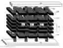 Fig. 01 - 3D semicircular vertical NAND string with recessed inactive semiconductor channel sections