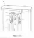 Fig. 06 - Integrated antenna unit hook, hang eject-inject installation system